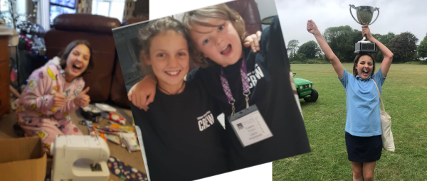 Tegan at home and at school