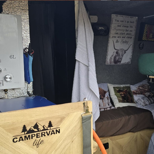 Tyler building a tiny house